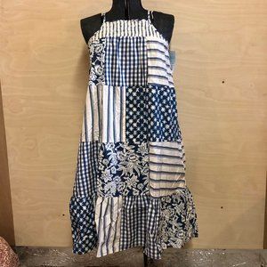 Cat & Jack Girls Dress Blue and White Summer